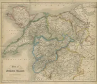 An illustration from Wanderings and Excursions in North Wales, with 51 engravings, by Radclyffe, from drawings by Cattermole, Cox, etc (1853)