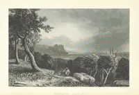 An illustration from Wanderings and Excursions in North Wales, with 51 engravings, by Radclyffe, from drawings by Cattermole, Cox, etc (1853)