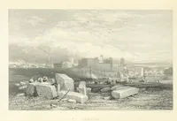 An illustration from Wanderings and Excursions in North Wales, with 51 engravings, by Radclyffe, from drawings by Cattermole, Cox, etc (1853)