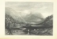 An illustration from Wanderings and Excursions in North Wales, with 51 engravings, by Radclyffe, from drawings by Cattermole, Cox, etc (1853)