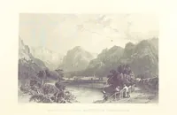Picture 100 of 151 from Westmorland, Cumberland, Durham, and Northumberland, illustrated from original drawings by T. Allom, G. Pickering, &c. With descriptions by T. Rose (1858), leaf 344