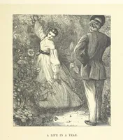 An illustration from A round of days described in original poems by some of our most celebrated poets, and in pictures by eminent artists engraved by the Brothers Dalziel (1866)