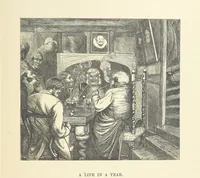 An illustration from A round of days described in original poems by some of our most celebrated poets, and in pictures by eminent artists engraved by the Brothers Dalziel (1866)