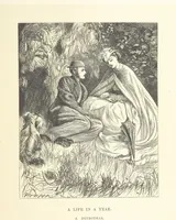 An illustration from A round of days described in original poems by some of our most celebrated poets, and in pictures by eminent artists engraved by the Brothers Dalziel (1866)