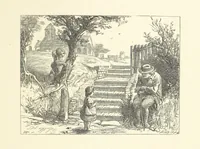 An illustration from A round of days described in original poems by some of our most celebrated poets, and in pictures by eminent artists engraved by the Brothers Dalziel (1866)