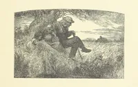 An illustration from A round of days described in original poems by some of our most celebrated poets, and in pictures by eminent artists engraved by the Brothers Dalziel (1866)
