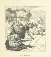 An illustration from A round of days described in original poems by some of our most celebrated poets, and in pictures by eminent artists engraved by the Brothers Dalziel (1866)