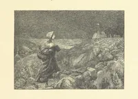An illustration from A round of days described in original poems by some of our most celebrated poets, and in pictures by eminent artists engraved by the Brothers Dalziel (1866)