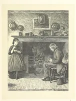 An illustration from A round of days described in original poems by some of our most celebrated poets, and in pictures by eminent artists engraved by the Brothers Dalziel (1866)