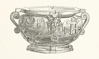An illustration from Histoire et description du Château d'Anet, depuis le dixième siècle jusqu'à nos jours. Précédée d'une notice sur la ville d'Anet, ... et contenant une étude sur Diane de Poitiers (1875)