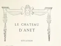 An illustration from Histoire et description du Château d'Anet, depuis le dixième siècle jusqu'à nos jours. Précédée d'une notice sur la ville d'Anet, ... et contenant une étude sur Diane de Poitiers (1875)