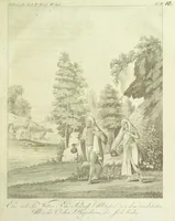 An illustration from Gallerie der Welt, in einer bildlichen und beschreibenden Darstellung von merkwürdigen Ländern: von Völkern ... von Thieren ... von alten und neuen Denkmälern ... Neue verbesserte Auflage. Mit ... Kupfertafeln (1805)