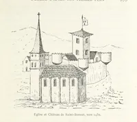 An illustration from Histoire de Saint-Bonnet-le-Chateau ... Ouvrage publié en collaboration par deux prêtres du diocèse de Lyon [James Condamin and François Langlois (1885)