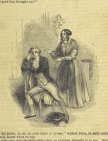 An illustration from Santo Sebatiano, or the Heiress of Montalvan. A romance of the eighteenth century. [By Catherine Cutbertson. With illustrations (1847)