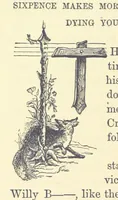 An illustration from The Poor Clerk and his Crooked Sixpence (1874)