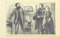 An illustration from The Poor Clerk and his Crooked Sixpence (1874)