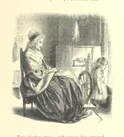 An illustration from Festival of Song: a series of Evenings with the Poets. Prepared by the author of “Salad for the Solitary” ... (F. Saunders). With ... pictures by Members of the National Academy of Design. Engraved by Bobbett and Hooper (1866)