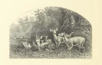 An illustration from Festival of Song: a series of Evenings with the Poets. Prepared by the author of “Salad for the Solitary” ... (F. Saunders). With ... pictures by Members of the National Academy of Design. Engraved by Bobbett and Hooper (1866)