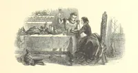 An illustration from Festival of Song: a series of Evenings with the Poets. Prepared by the author of “Salad for the Solitary” ... (F. Saunders). With ... pictures by Members of the National Academy of Design. Engraved by Bobbett and Hooper (1866)