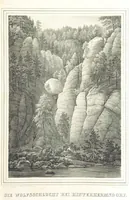 An illustration from Sachsen sonst und jetzt. Historisches Werk ... Mit Beiträgen von W. Schäfer, C. A. L. Friedrich, F. Lubojatzky u. m. A. Nebst 54 lithographirten Beilagen (1847)