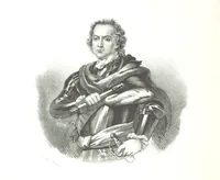 An illustration from Sachsen sonst und jetzt. Historisches Werk ... Mit Beiträgen von W. Schäfer, C. A. L. Friedrich, F. Lubojatzky u. m. A. Nebst 54 lithographirten Beilagen (1847)