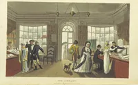 Picture 15 of 22 from Poetical Sketches of Scarborough [By J. P., i.e. J. B. Papworth, W., i.e. F. Wrangham, and W. Combe]: illustrated by twenty-one engravings ... coloured from original designs, made ... by J. Green, and etched by T. Rowlandson. The second edition (1813), leaf 198