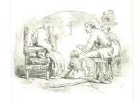 An illustration from The Poetical Works of Sir Walter Scott ... With a memoir of the author. Illustrated by many engravings, etc (1857)