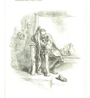 An illustration from The Poetical Works of Sir Walter Scott ... With a memoir of the author. Illustrated by many engravings, etc (1857)