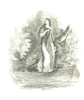 An illustration from The Poetical Works of Sir Walter Scott ... With a memoir of the author. Illustrated by many engravings, etc (1857)