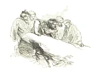 An illustration from The Poetical Works of Sir Walter Scott ... With a memoir of the author. Illustrated by many engravings, etc (1857)