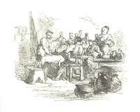 An illustration from The Poetical Works of Sir Walter Scott ... With a memoir of the author. Illustrated by many engravings, etc (1857)