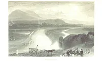 An illustration from The Poetical Works of Sir Walter Scott ... With a memoir of the author. Illustrated by many engravings, etc (1857)