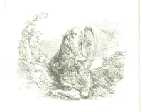 An illustration from The Poetical Works of Sir Walter Scott ... With a memoir of the author. Illustrated by many engravings, etc (1857)