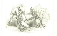 An illustration from The Poetical Works of Sir Walter Scott ... With a memoir of the author. Illustrated by many engravings, etc (1857)