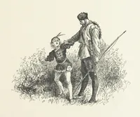 An illustration from The Lay of the Last Minstrel. By Sir Walter Scott. With notes and a chronological summary of his life, and index (1887)