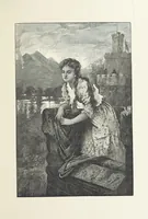 An illustration from The Lay of the Last Minstrel. By Sir Walter Scott. With notes and a chronological summary of his life, and index (1887)