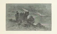 An illustration from The Lay of the Last Minstrel. By Sir Walter Scott. With notes and a chronological summary of his life, and index (1887)