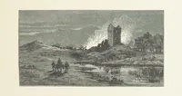 An illustration from The Lay of the Last Minstrel. By Sir Walter Scott. With notes and a chronological summary of his life, and index (1887)