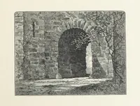 An illustration from The Lay of the Last Minstrel. By Sir Walter Scott. With notes and a chronological summary of his life, and index (1887)