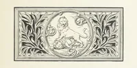 An illustration from The Lay of the Last Minstrel. By Sir Walter Scott. With notes and a chronological summary of his life, and index (1887)
