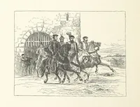 An illustration from The Lay of the Last Minstrel. By Sir Walter Scott. With notes and a chronological summary of his life, and index (1887)