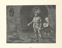An illustration from The Lay of the Last Minstrel. By Sir Walter Scott. With notes and a chronological summary of his life, and index (1887)