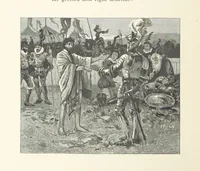An illustration from The Lay of the Last Minstrel. By Sir Walter Scott. With notes and a chronological summary of his life, and index (1887)