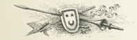An illustration from The Lay of the Last Minstrel. By Sir Walter Scott. With notes and a chronological summary of his life, and index (1887)