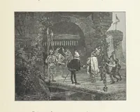 An illustration from The Lay of the Last Minstrel. By Sir Walter Scott. With notes and a chronological summary of his life, and index (1887)