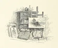 An illustration from The Lay of the Last Minstrel. By Sir Walter Scott. With notes and a chronological summary of his life, and index (1887)