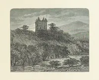 An illustration from The Lay of the Last Minstrel. By Sir Walter Scott. With notes and a chronological summary of his life, and index (1887)