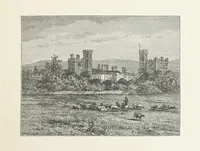 An illustration from The Lay of the Last Minstrel. By Sir Walter Scott. With notes and a chronological summary of his life, and index (1887)