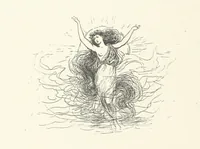 An illustration from The Lay of the Last Minstrel. By Sir Walter Scott. With notes and a chronological summary of his life, and index (1887)