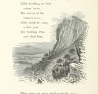 An illustration from The Lay of the Last Minstrel. By Sir Walter Scott. With notes and a chronological summary of his life, and index (1887)